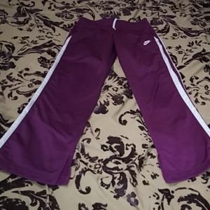 Girls fleece lined Nike Athletic pants